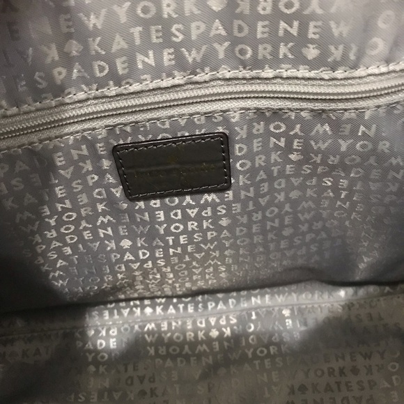 Kate Spade Riverside Street Exotic Satchel Gray Croc-Embossed Women's Bag - Picture 7 of 9